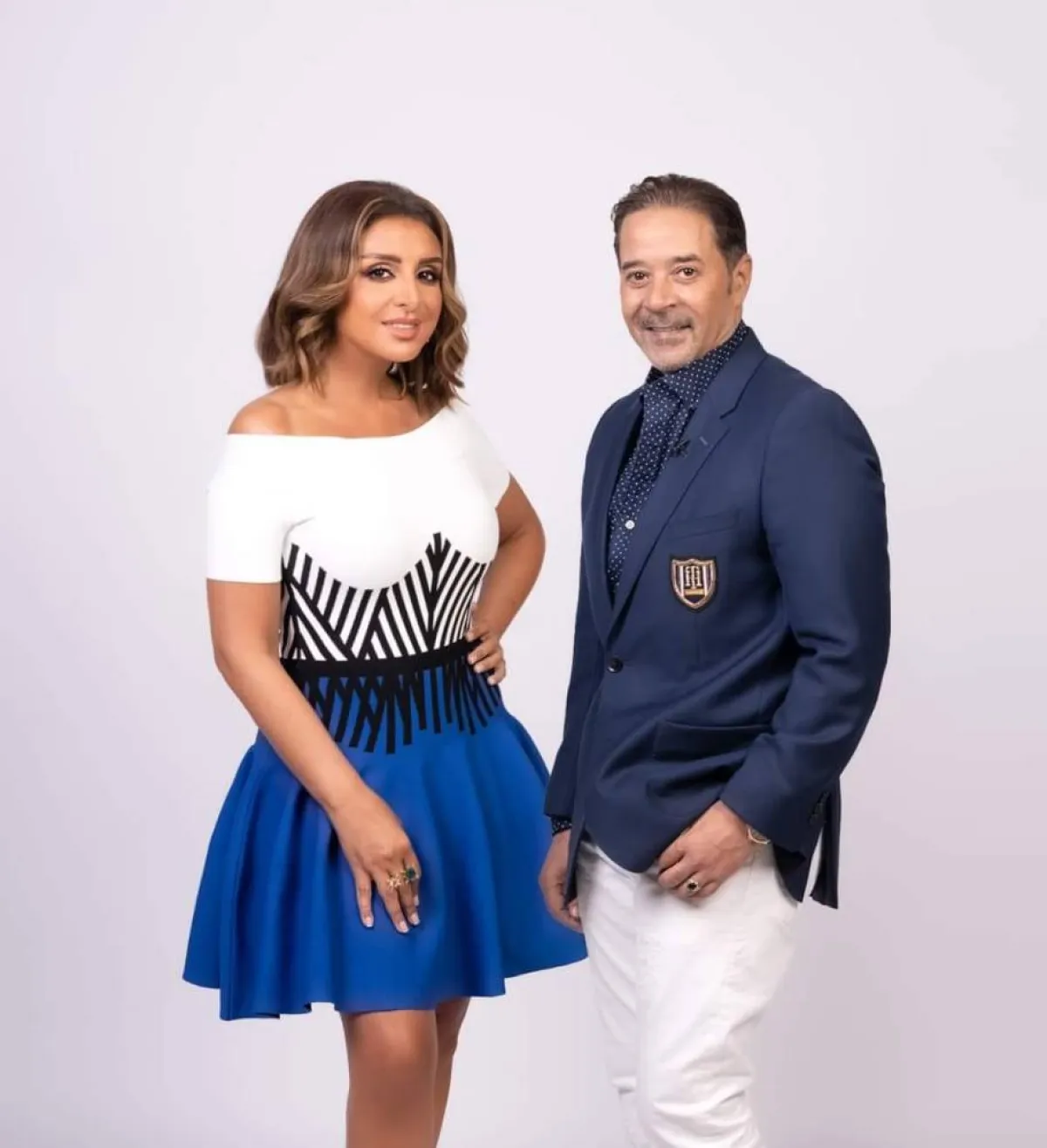 مدحت صالح وأنغام - الصورة من حسابه على فيسبوك