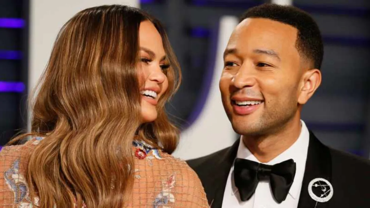 كريسي تايغن وزوجها جون لجند- الصورة من وكالة رويترز