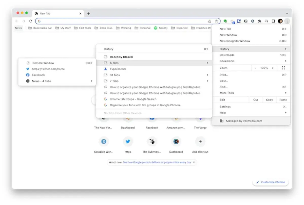 كيفية إنشاء مجموعات علامات تبويب Chrome وحفظها