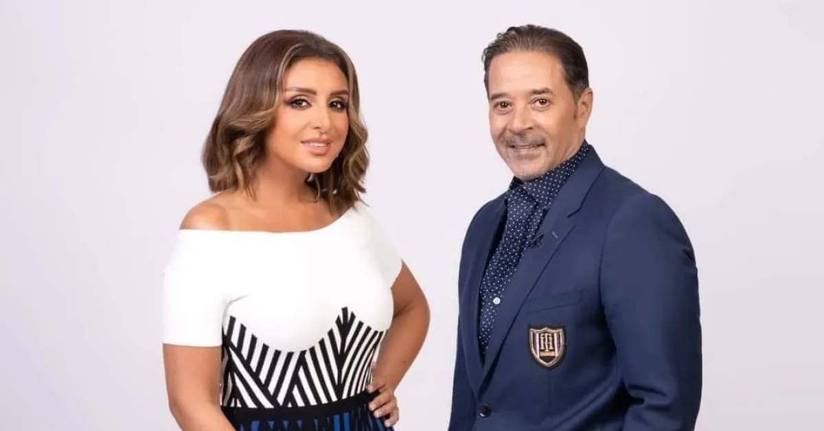 مدحت صالح وأنغام - الصورة من حسابه على فيسبوك