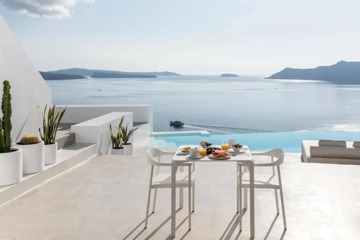 إفطار للثنائي مطل على البحر في ذات سانت هوتيل