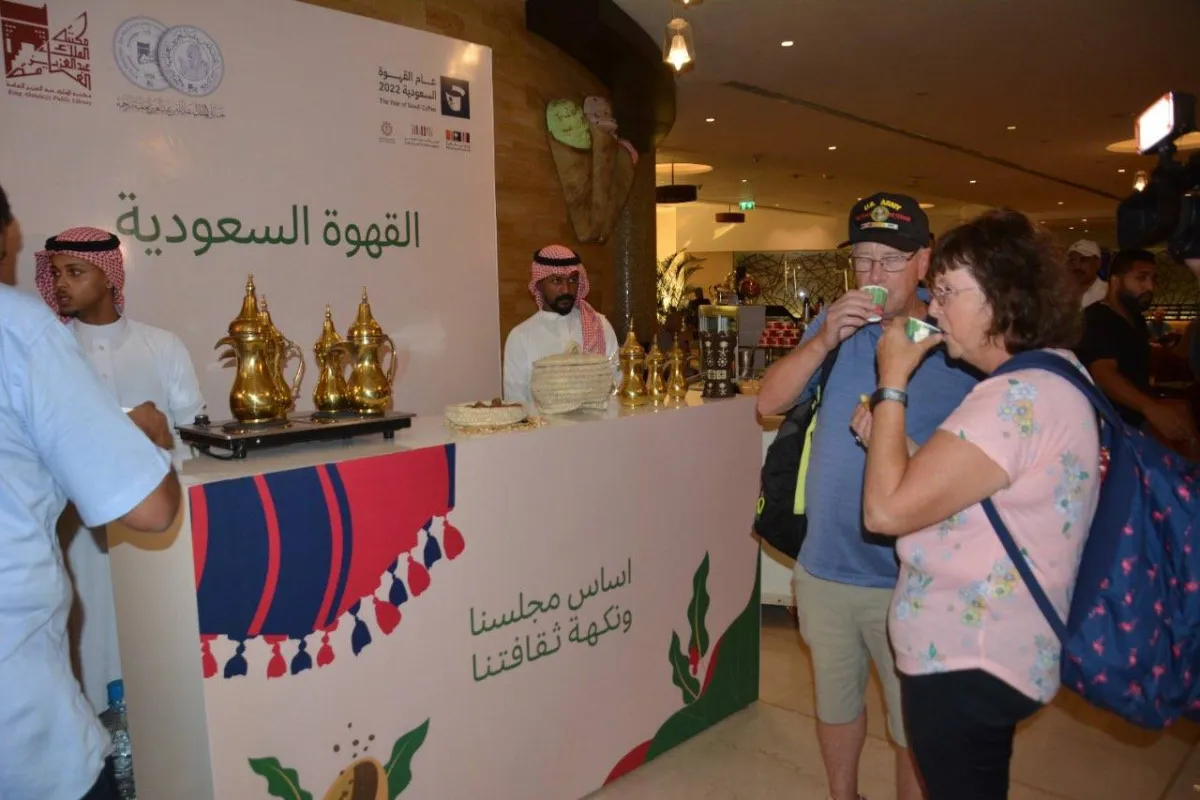 مكتبة الملك عبدالعزيز تحتفي بالقهوة السعودية - الصورة من حساب المكتبة