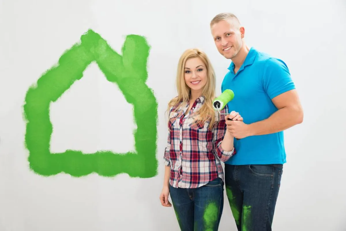 طلاء جدران المنزل