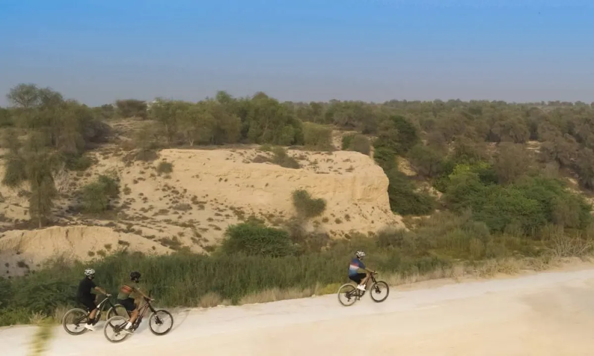 سباق مشرف للدراجات الهوائية الجبلية. الصورة من مكتب دبي الإعلامي