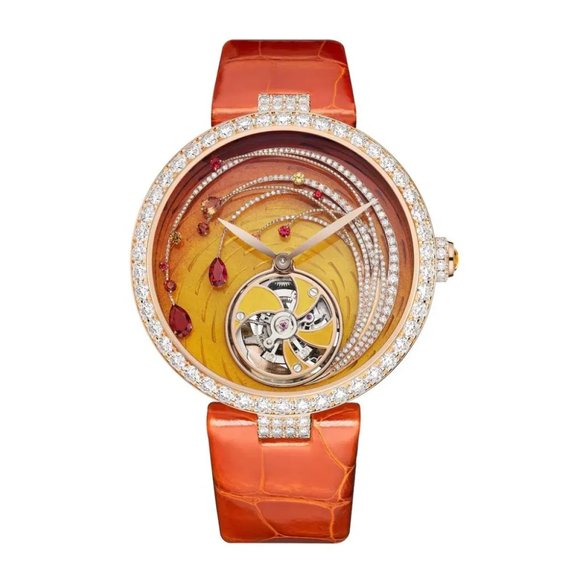 ساعة Flying Tourbillon من شوميه Chaumet