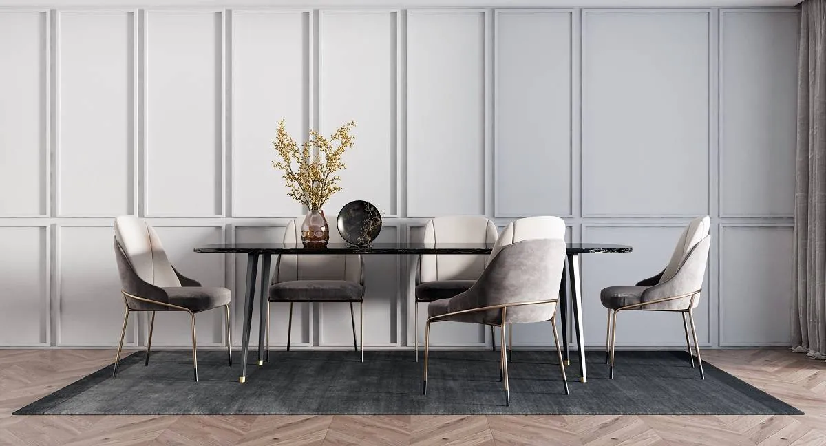 غرفة طعام عصرية فخمة
