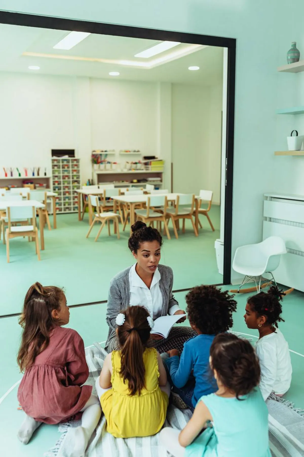 صورة لطلاب في المدرسة