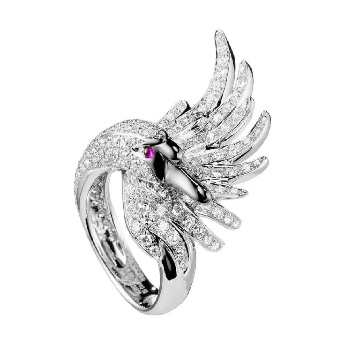 خاتم Cypris The Swan من بوشرون Boucheron