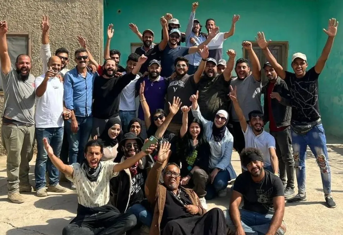  كواليس مسلسل شام وهامة - صورة من صفحة طارق الشوابكة