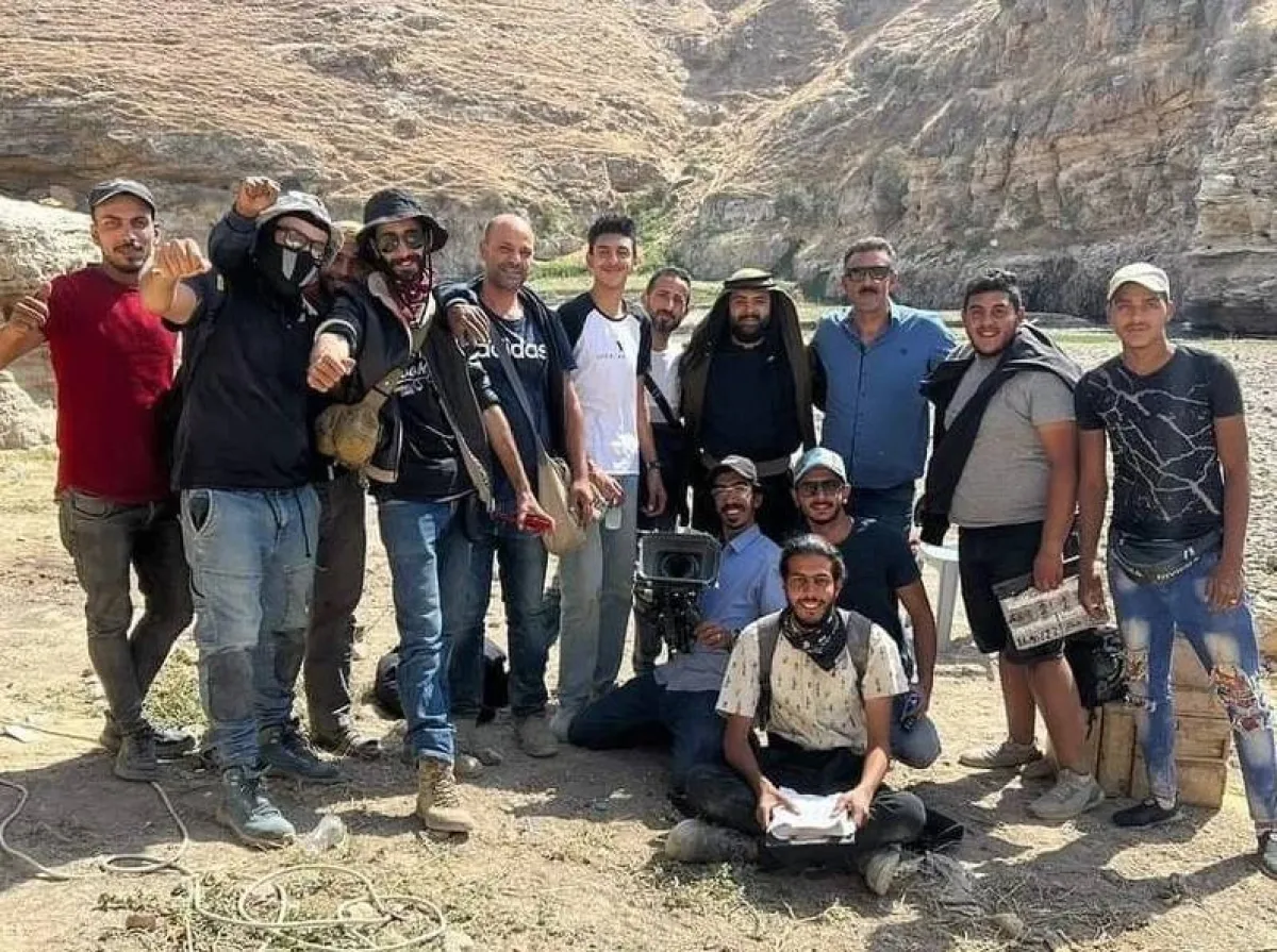  كواليس مسلسل شام وهامة - صورة من صفحة طارق الشوابكة
