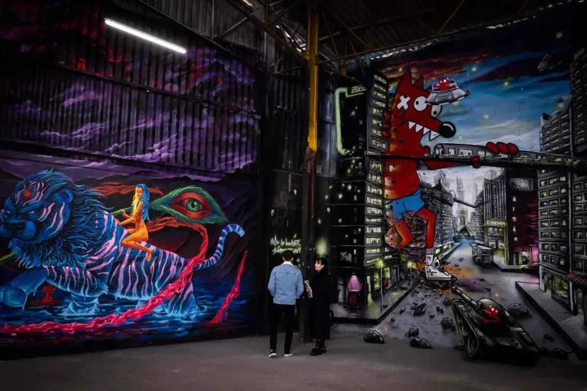 مهرجان ليو لفن الشارع بفرنسا احتفالاً بالفن الحضري 