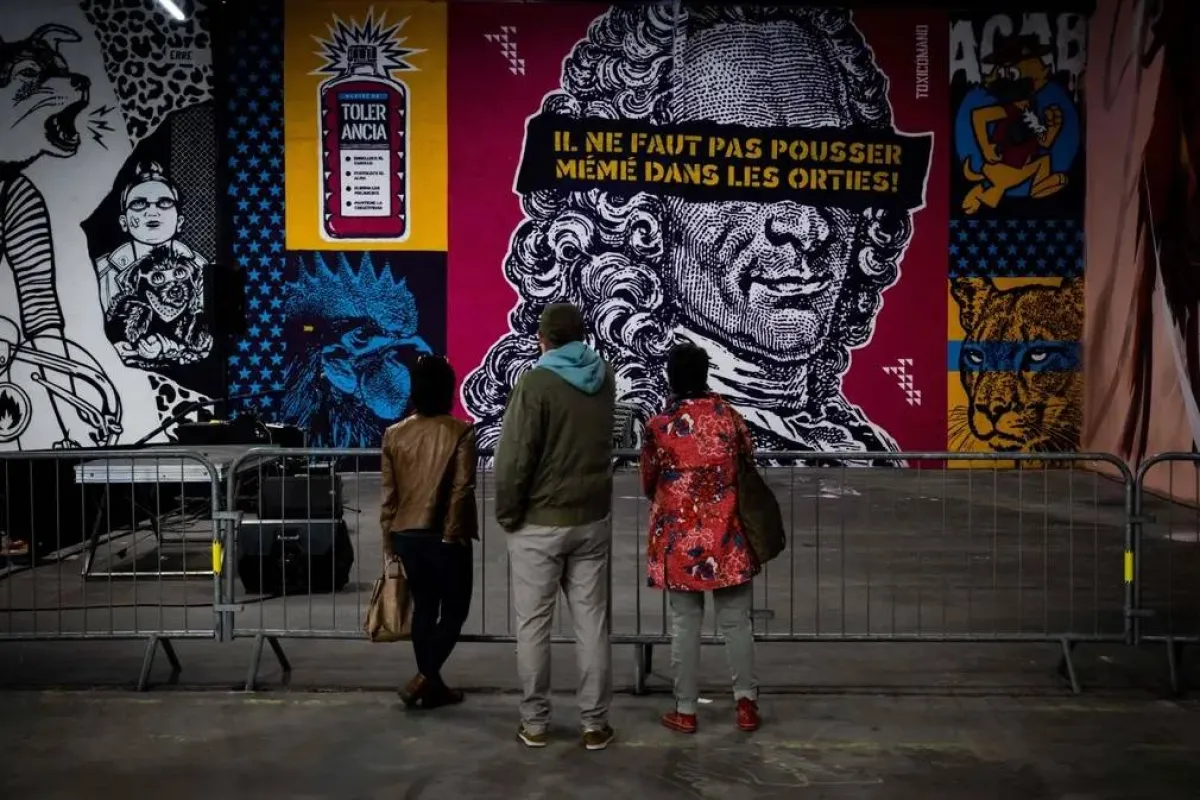 مهرجان ليو لفن الشارع بفرنسا احتفالاً بالفن الحضري 