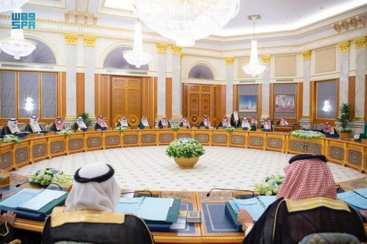 خادم الحرمين الشريفين يرأس جلسة مجلس الوزراء - الصورة من "واس"