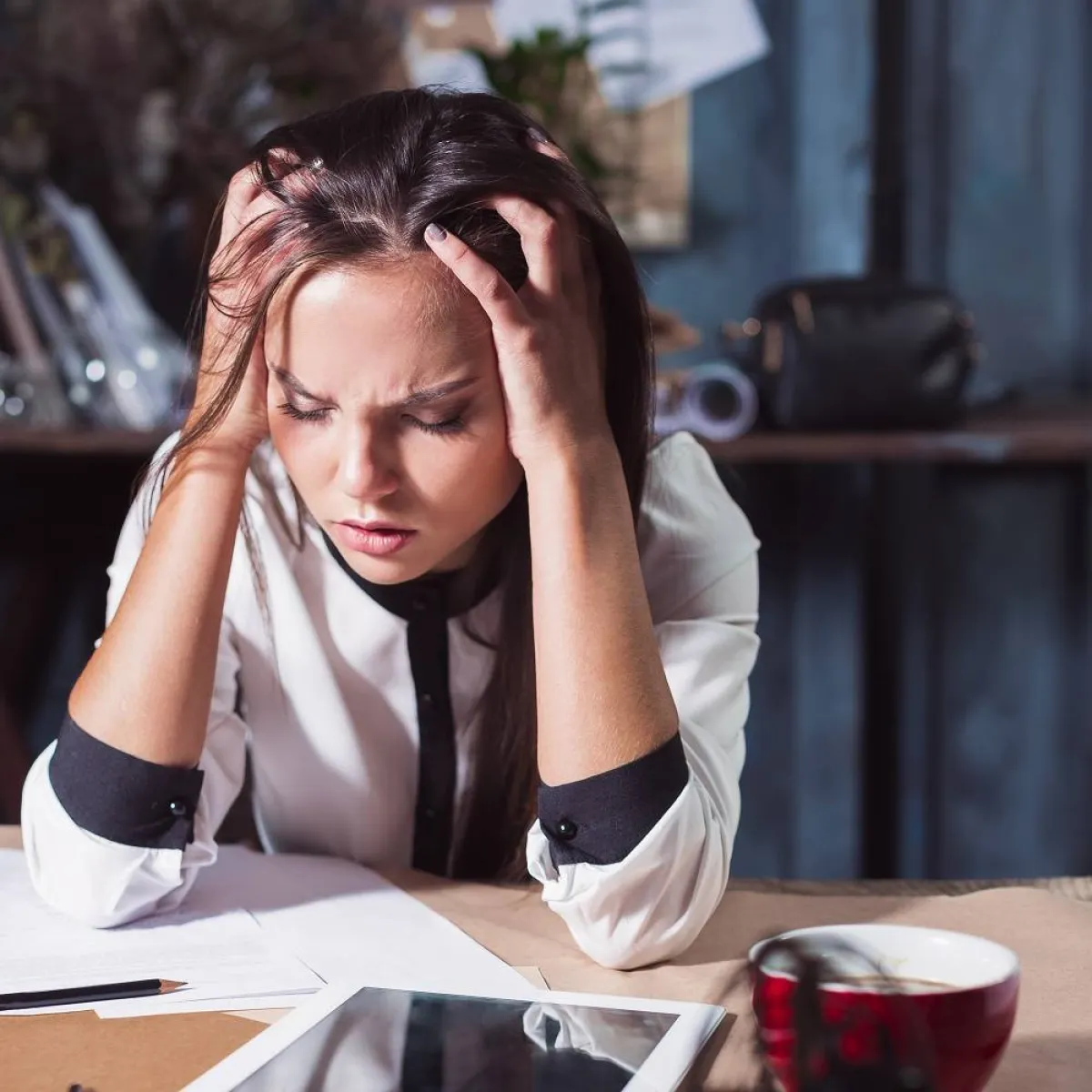 صورة لحامل تشعر بالدوخة