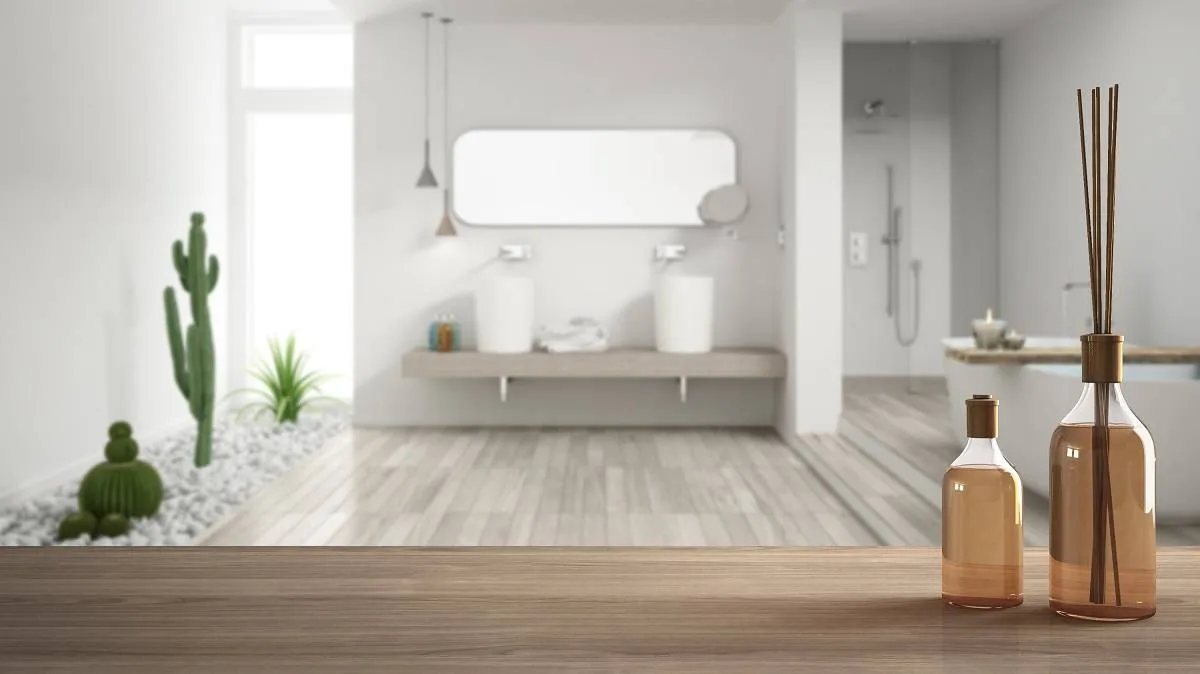 ألوان فخمة في الحمّام 