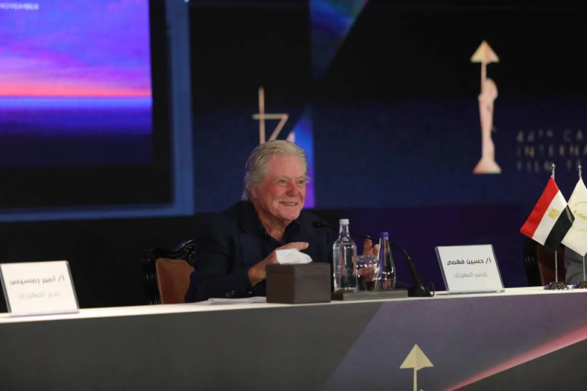 حسين فهمي رئيس مهرجان القاهرة السينمائي - الصورة من حساب المهرجان على الفيس بوك