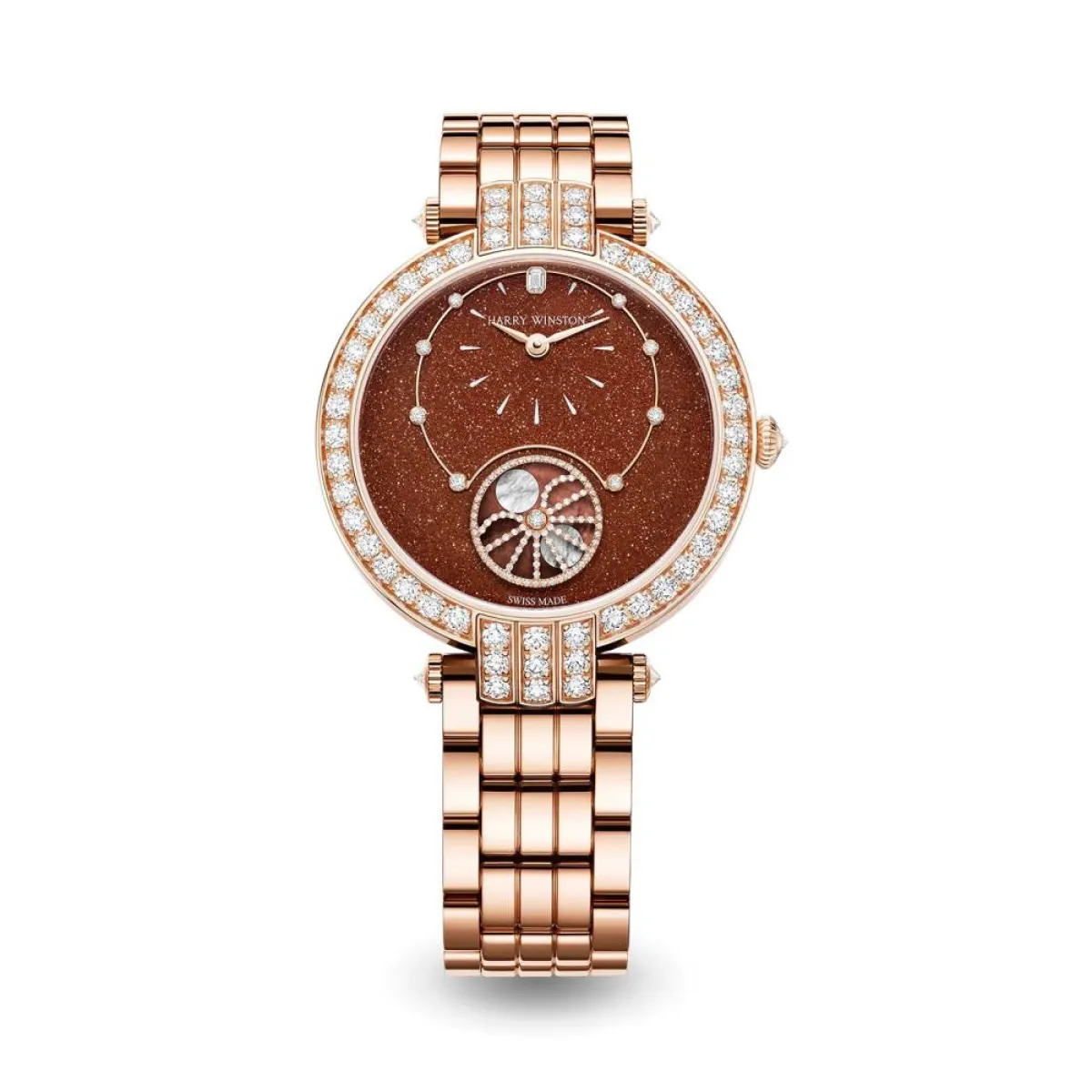 ساعة Premier Precious Moon Phase  من هاري وينستون Harry Winston