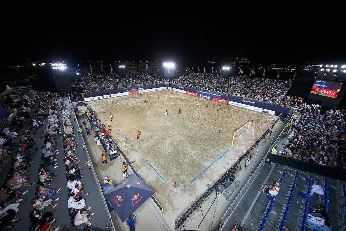 انطلاق فعاليات "مهرجان الألعاب الشاطئية" غدا - الصورة من حساب المكتب الإعلامي لحكومة دبي على تويتر