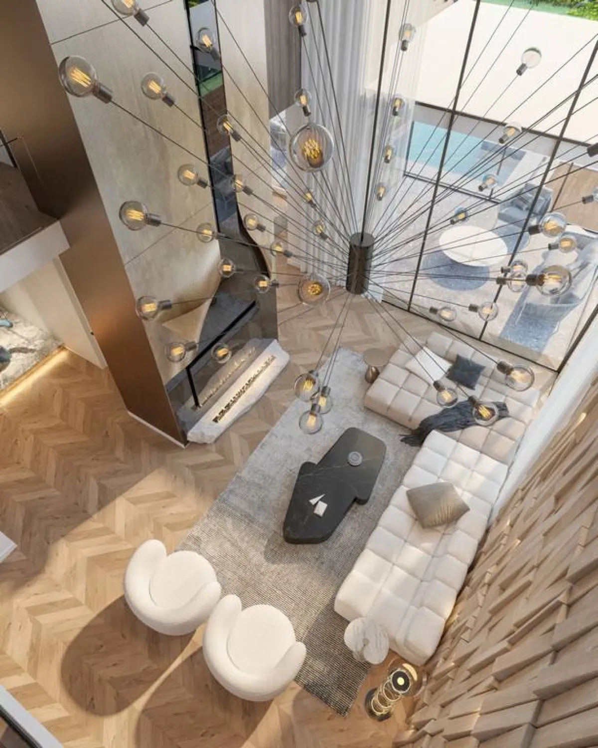 شقّة من تصميم المهندس شريف علي