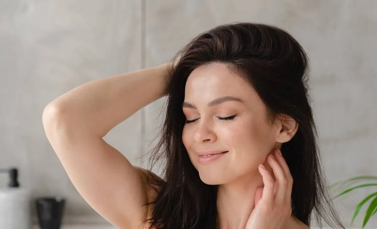 تجفيف الشعر بعد الاستحمام