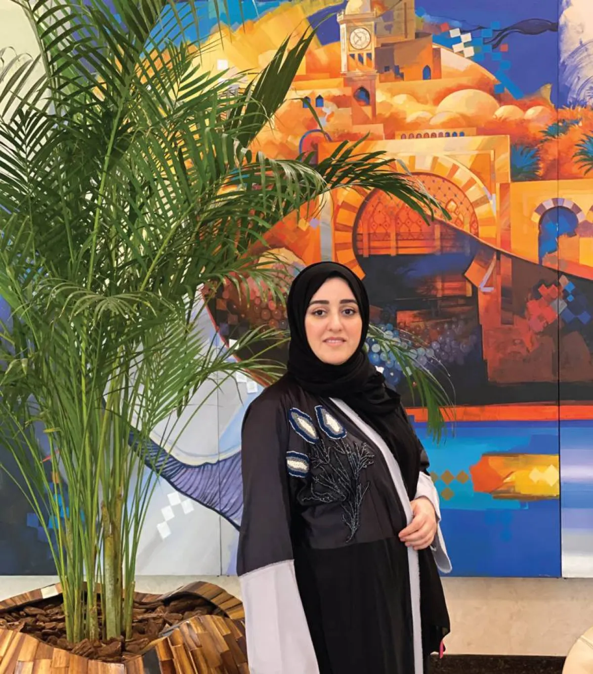 لوحة للدكتورة هدى توتونجي