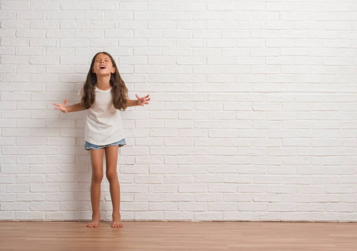 صورة لطفلة ترفض