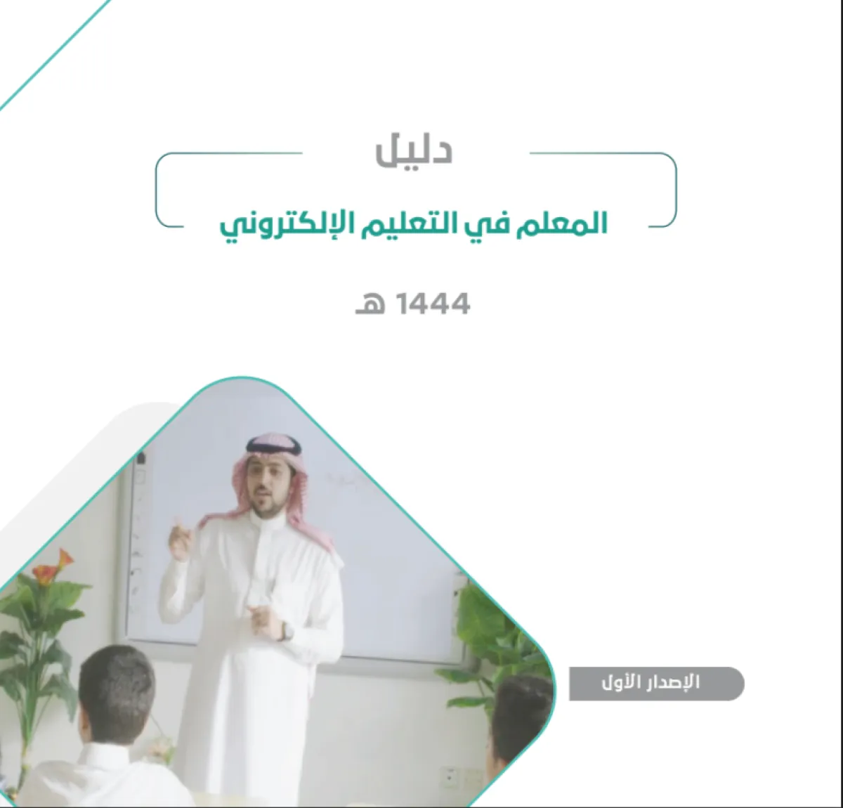 دليل المعلم في التعليم الإلكتروني - الصورة من الدليل