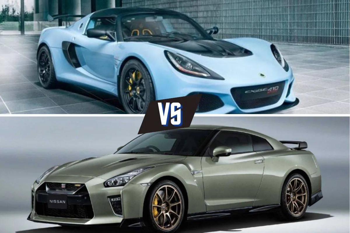 مقارنة بين سيارة لوتس Exige ونيسان GTR