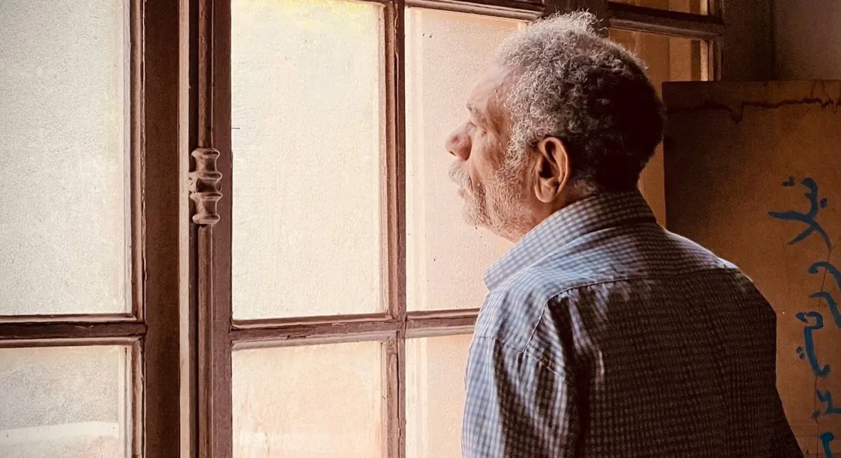 سيد رجب من كواليس فيلم  "19 ب" - صورة من المركز الإعلامي للمخرج أحمد عبد الله السيد