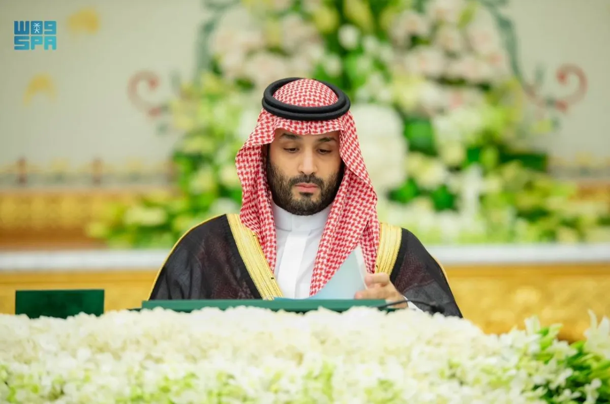الأمير محمد بن سلمان يترأس مجلس الوزراء- الصورة من واس 