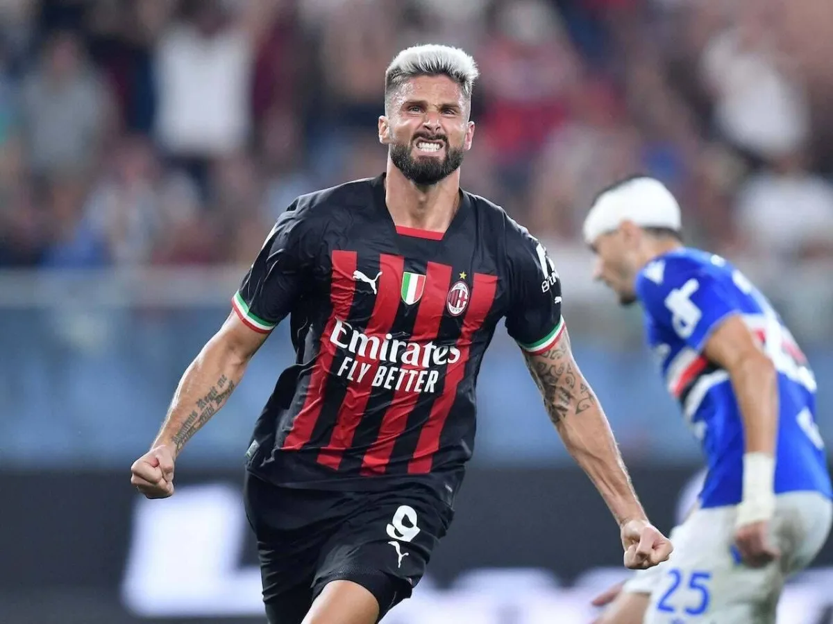 صورة نجم الميلان أوليفيه جيرو