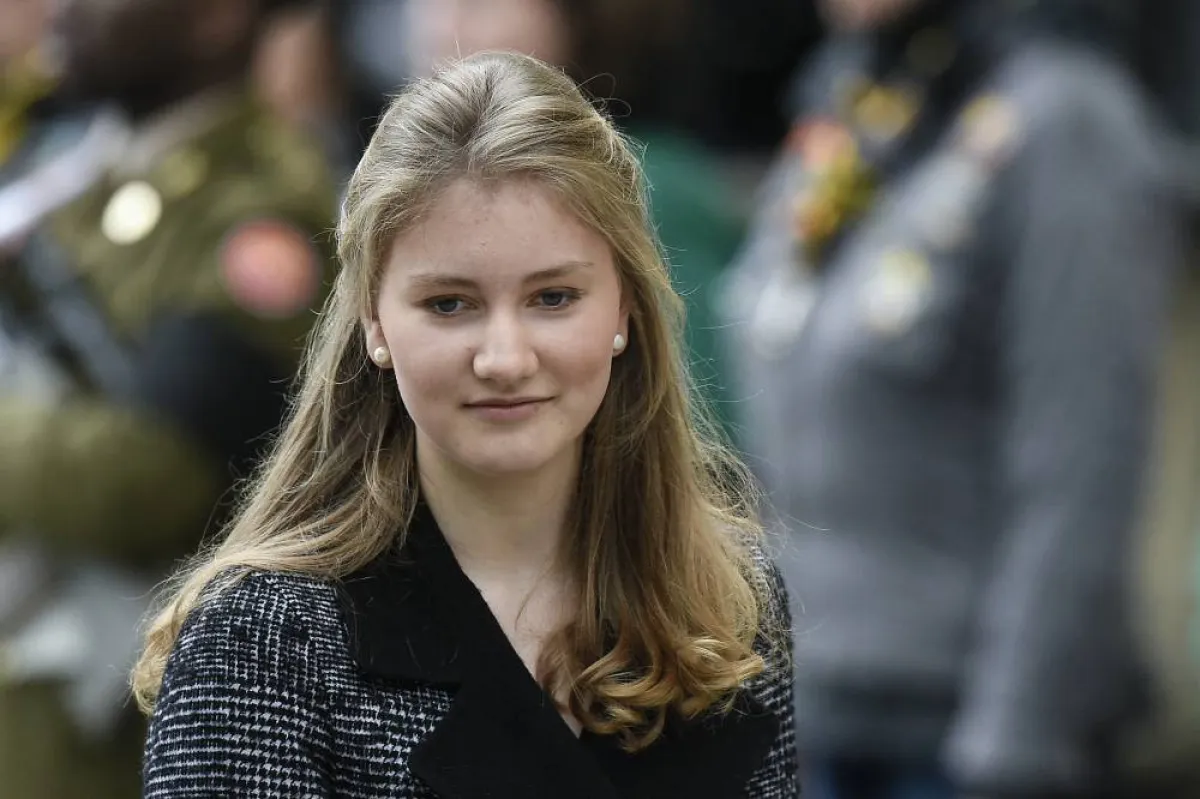 Crown Princess Elisabeth arrives for the funeral ceremony of Jean d'Aviano, Grand Duke of Luxembourg, on May 4, 2019. JOHN THYS / Belga / AFP