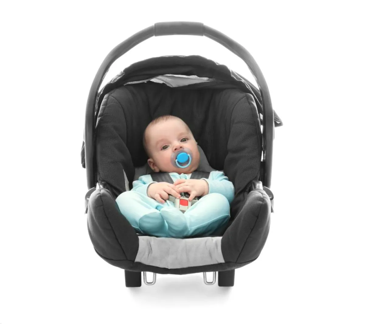 صورة لطفل مع اللهاية