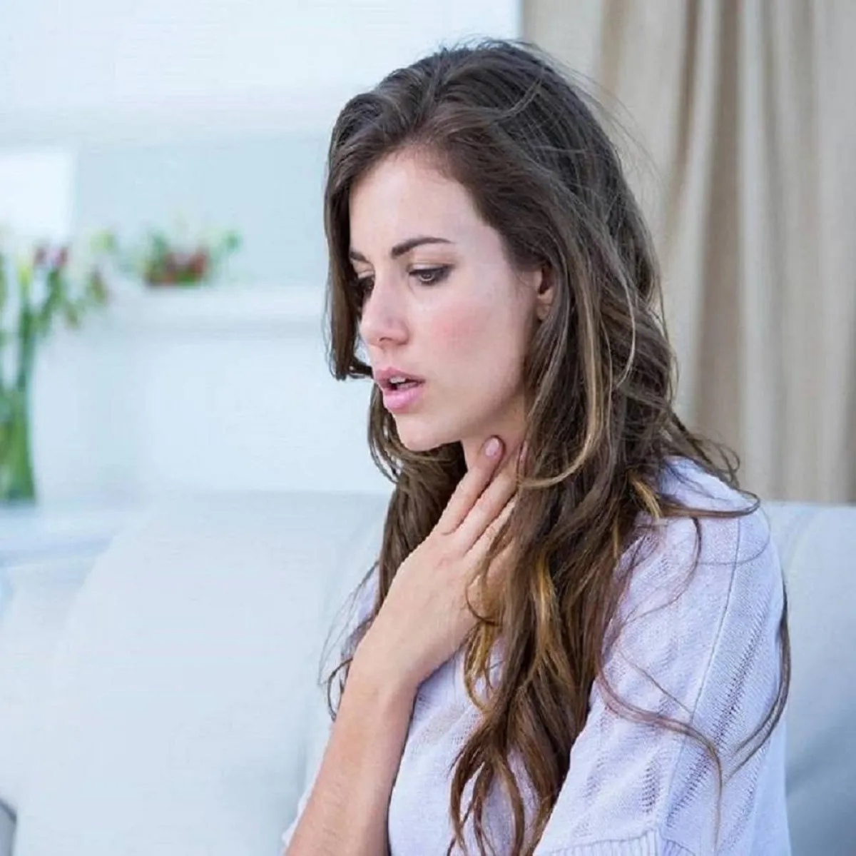 صورة تعبر عن ضيق تنفس الحامل