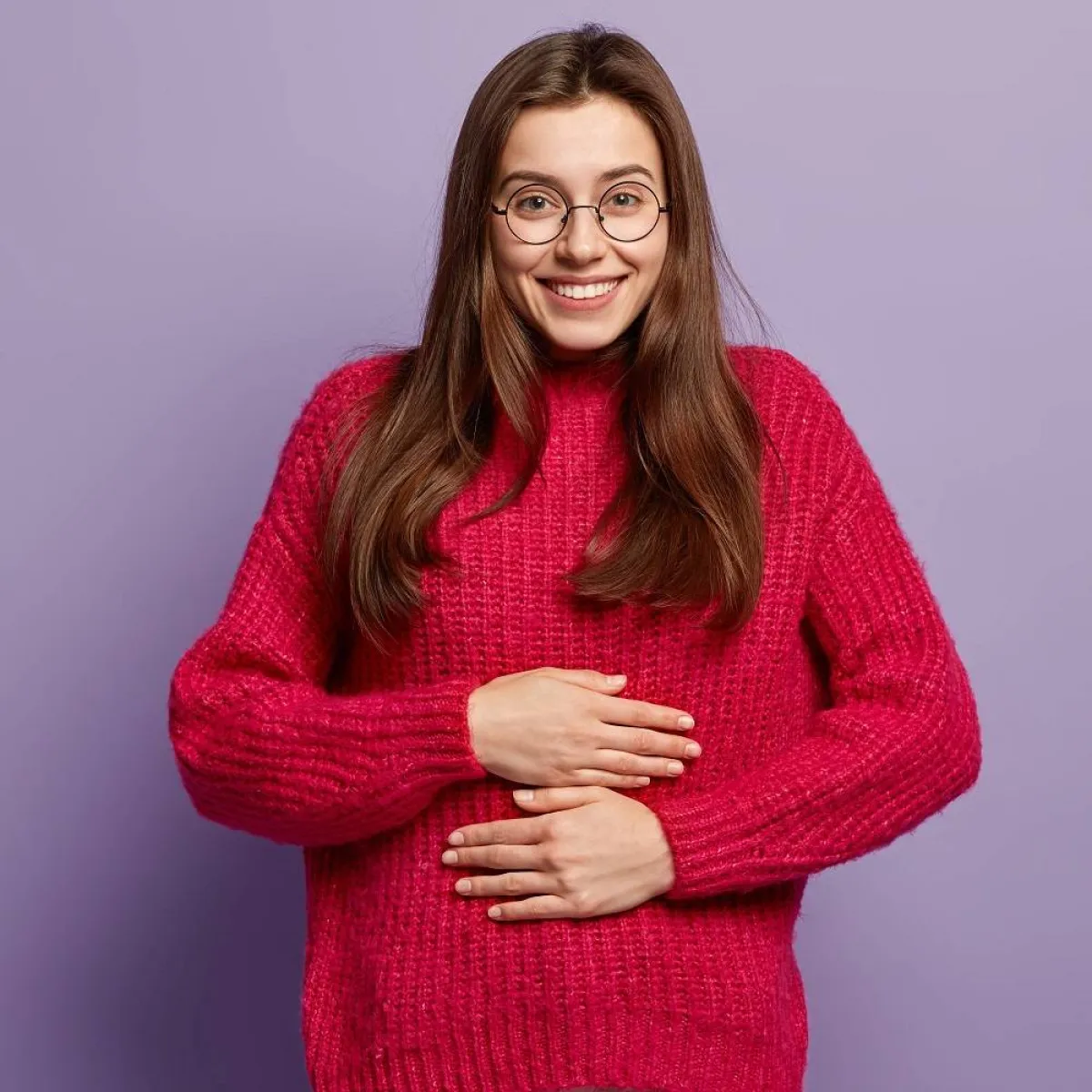 صورة تعبر عن فرحة ظهورعلامات الحمل