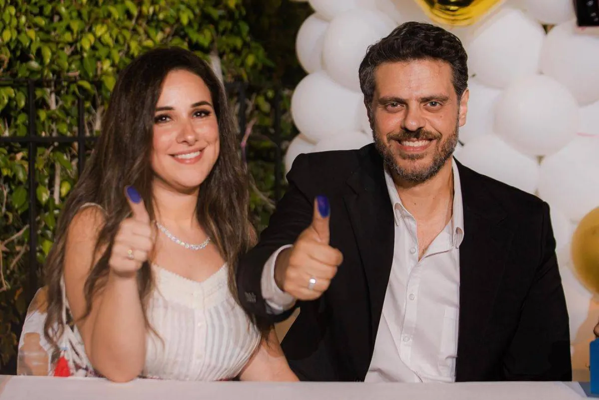 شيري عادل وطارق صبري - صورة من حساب شيري على انستغرام