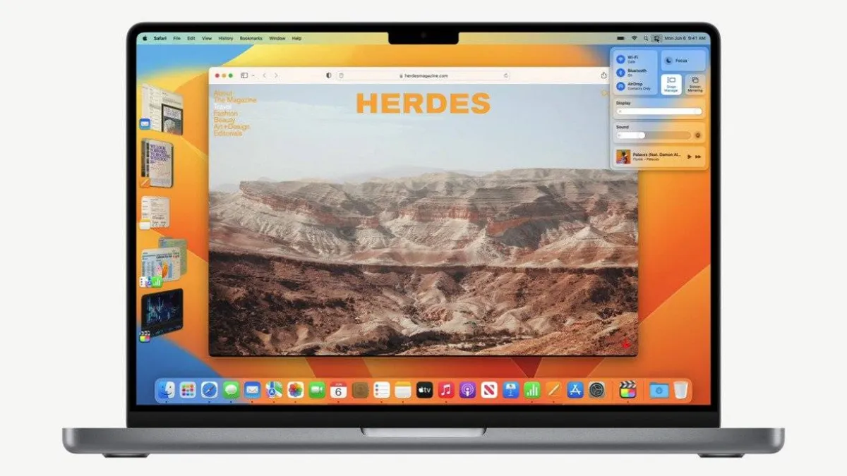 صورة توافر ميزة Stage Manager في أجهزة ماك