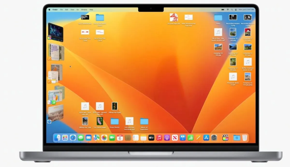 صورة لعشوائية النوافذ على أجهزة ماك