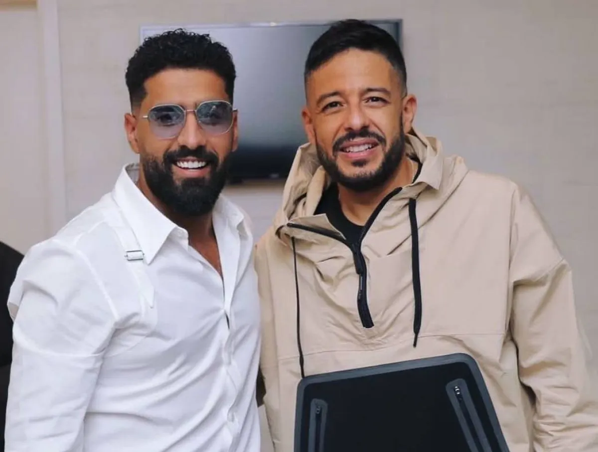 بدر الشعيبي ومحمد حماقي - صورة من حساب بدر الشعيبي الرسمي على انستغرام