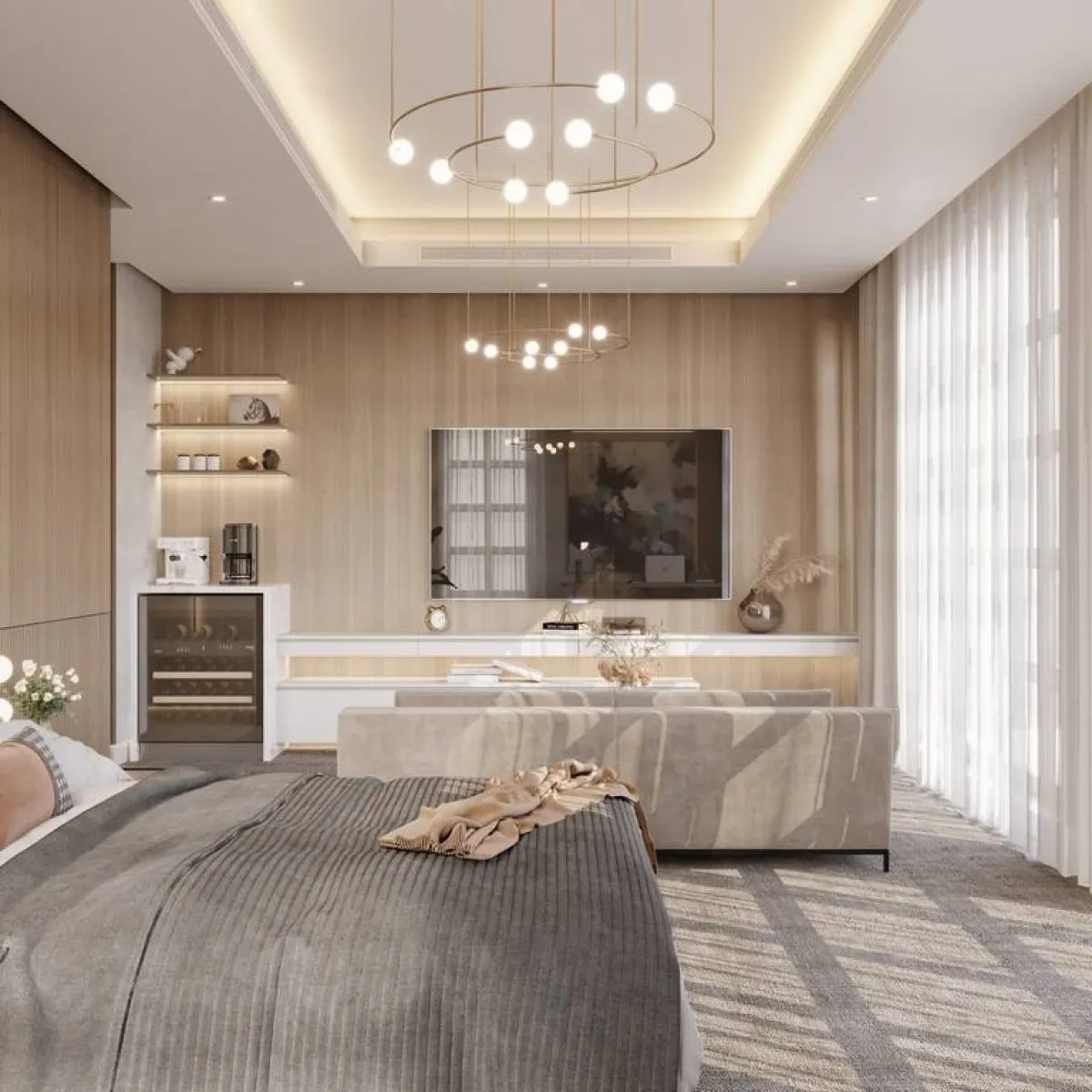 نموذج عن السقف الجبس البسيط