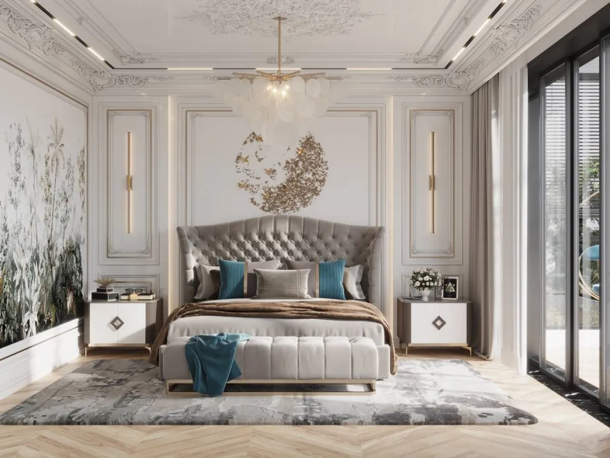 سقف كلاسيكي معدّ من الجبس