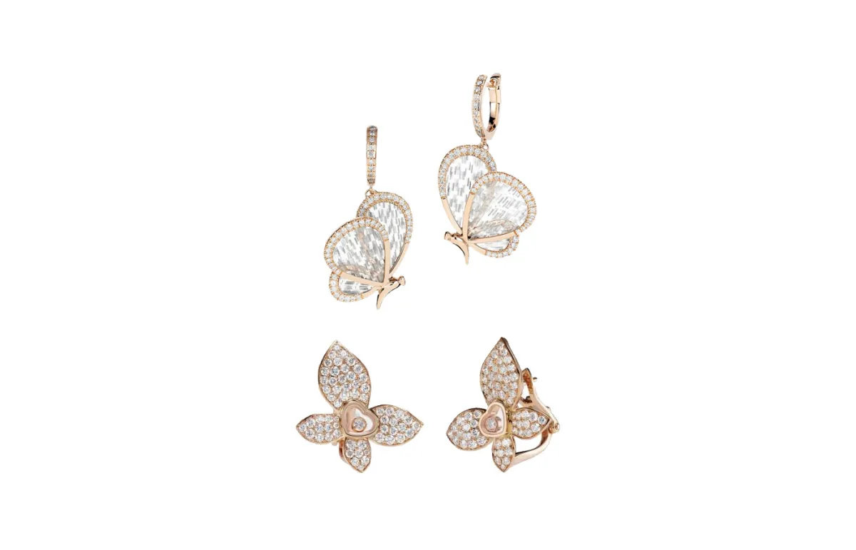 أقراط بتصميم الفراشات لإطلالة ساحرة تخطف العيون لعروس خريف 2022