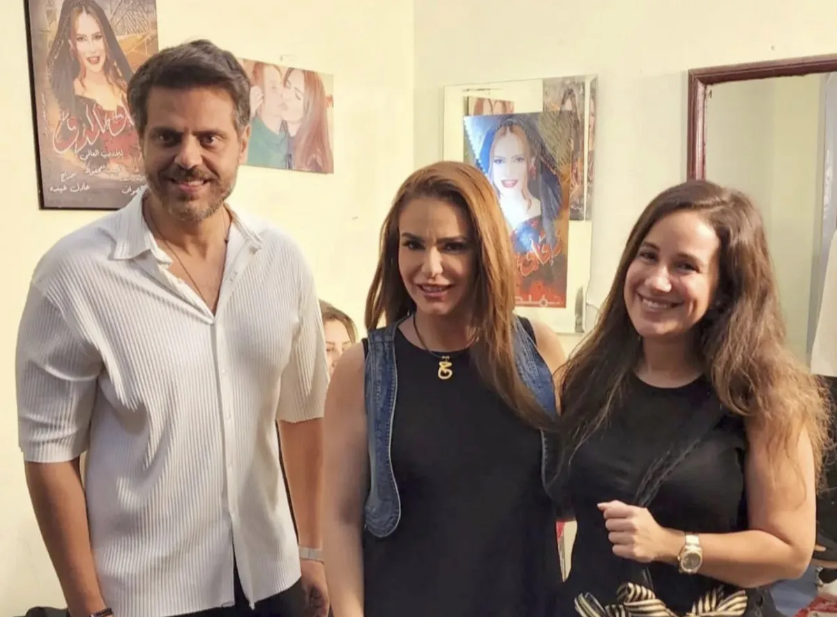 شيري عادل وطارق صبري - صورة من حساب دنيا عبد العزيز في إنستجرام 