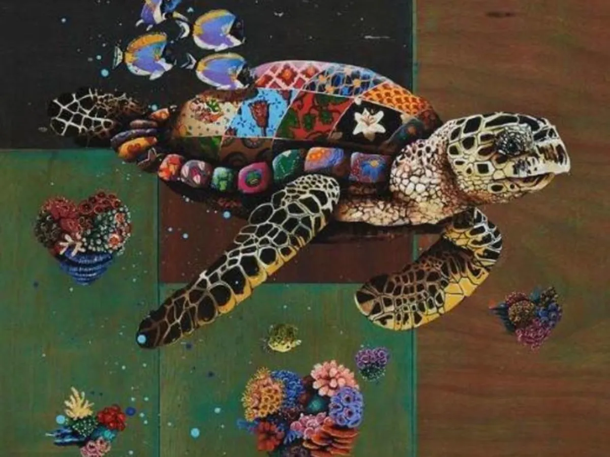 جدارية من اعمال لويس. ماساي