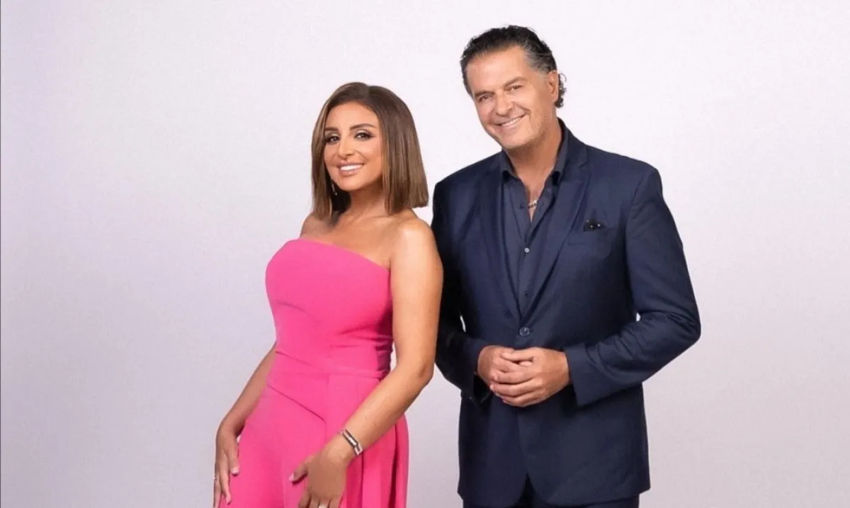 أنغام وراغب علامة - الصورة من حساب انغام على انستغرام 