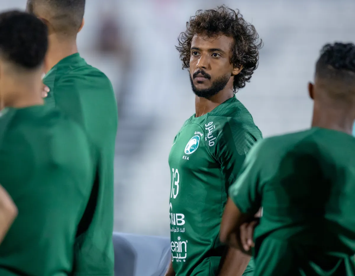 نجاح جراحة عظام الوجه للاعب المنتخب السعودي ياسر الشهراني في مدينة الملك عبدالعزيز الطبية - الصورة من حساب المنتخب السعودي