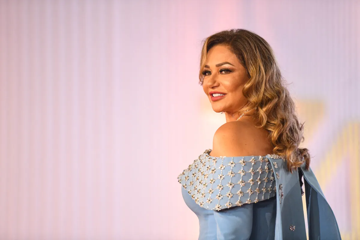 Veteran Egyptian actress Laila Elwi attends the opening of the 44th edition of the Cairo International Film Festival (CIFF) in the capital Cairo on November 13, 2022. Ahmed HASAN / AFP