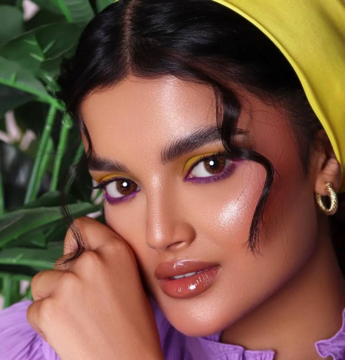 صور مكياج خطوبة للمحجبات