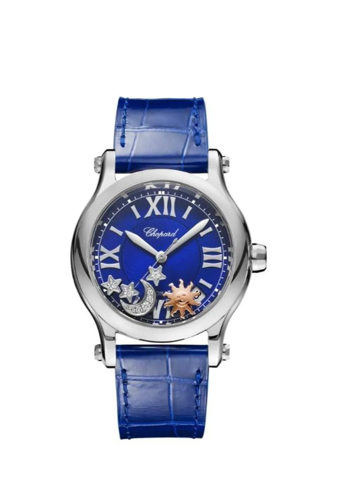 ساعة HAPPY SPORT SUN, MOON AND STARS من شوبارد Chopard 