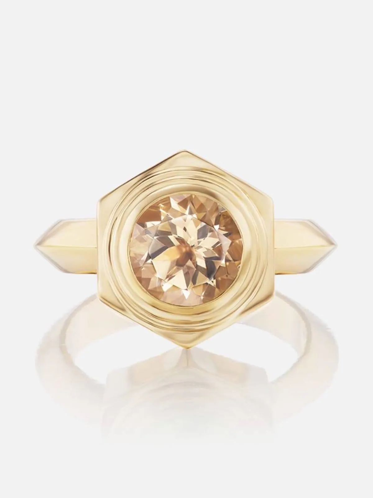 خاتم Smoky quartz ring من هارويل جودفري Harwell Godfrey